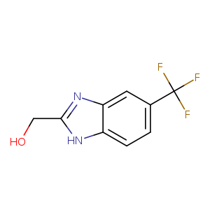 OCc1[nH]c2c(n1)cc(cc2)C(F)(F)F