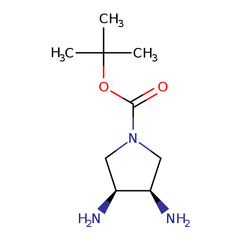 N[C@@H]1CN(C[C@@H]1N)C(=O)OC(C)(C)C