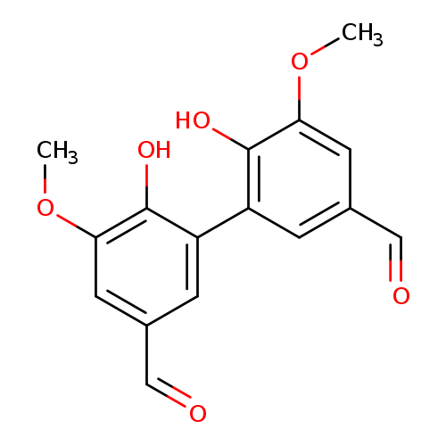 COc1cc(C=O)cc(c1O)c1cc(C=O)cc(c1O)OC