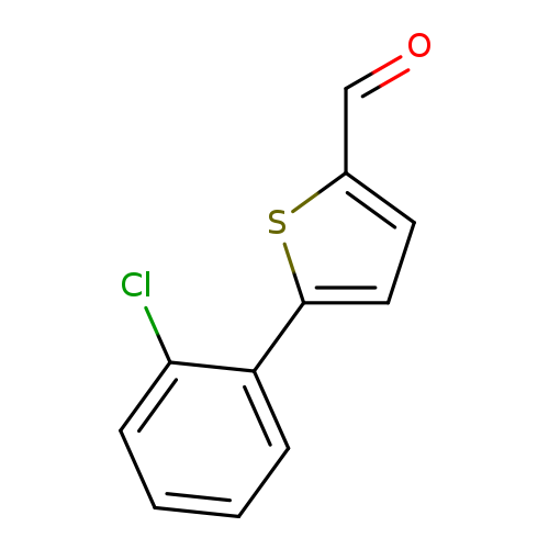 O=Cc1ccc(s1)c1ccccc1Cl