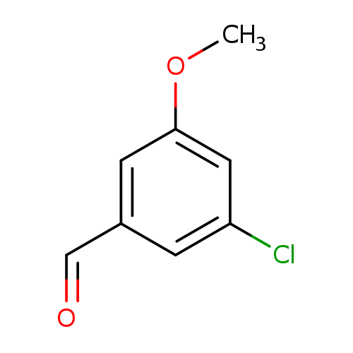 COc1cc(C=O)cc(c1)Cl