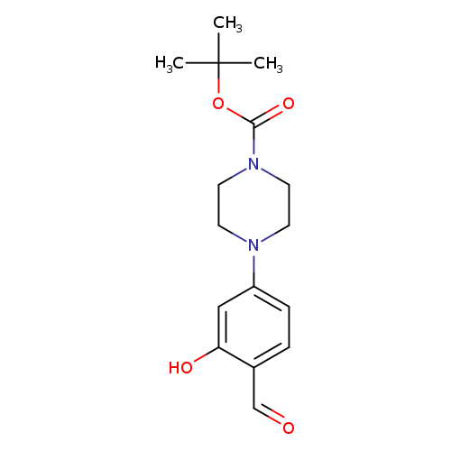 O=Cc1ccc(cc1O)N1CCN(CC1)C(=O)OC(C)(C)C