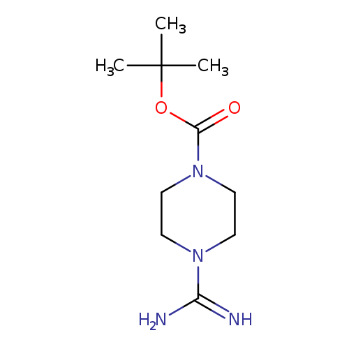 O=C(N1CCN(CC1)C(=N)N)OC(C)(C)C