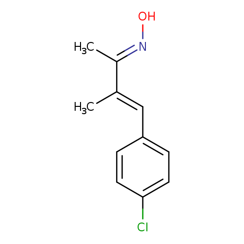 O/N=C(/C(=C/c1ccc(cc1)Cl)/C)\C