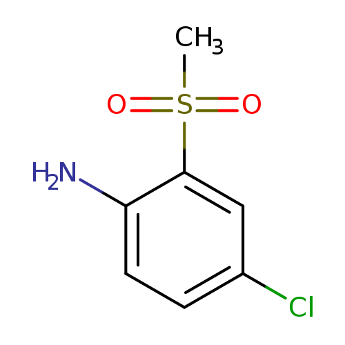 Clc1ccc(c(c1)S(=O)(=O)C)N