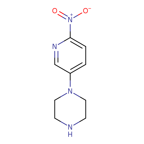 [O-][N+](=O)c1ccc(cn1)N1CCNCC1