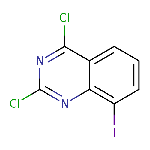 Clc1nc(Cl)c2c(n1)c(I)ccc2