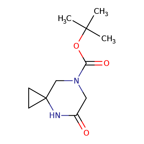 O=C1CN(CC2(N1)CC2)C(=O)OC(C)(C)C
