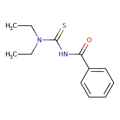 CCN(C(=S)NC(=O)c1ccccc1)CC