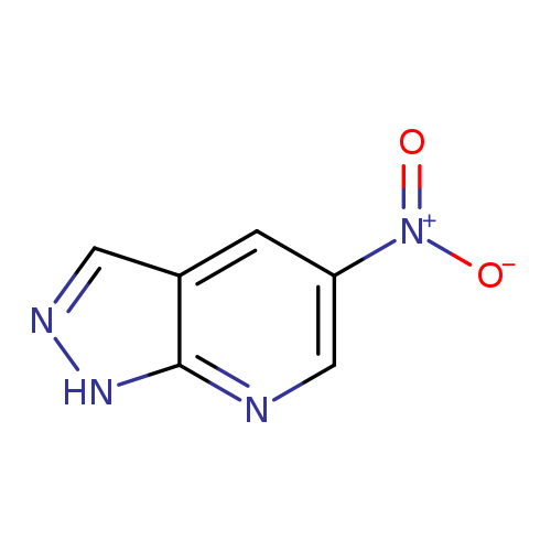 [O-][N+](=O)c1cc2cn[nH]c2nc1