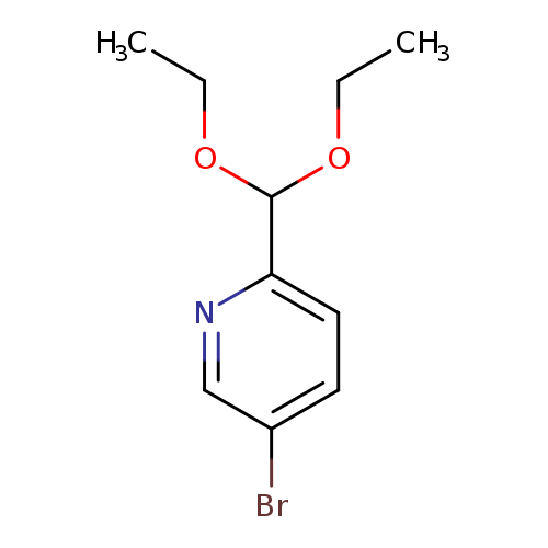 CCOC(c1ccc(cn1)Br)OCC