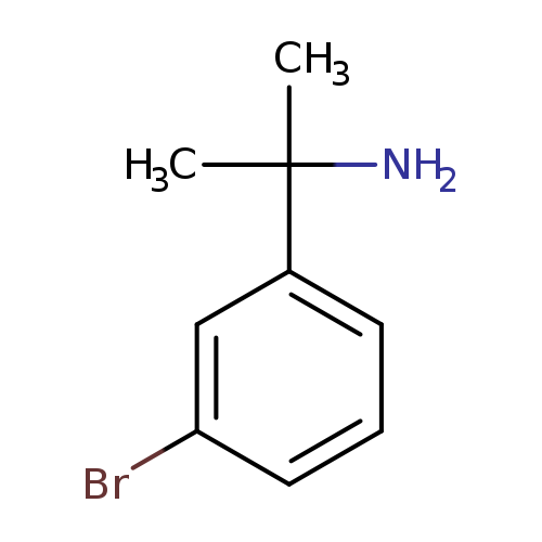 Brc1cccc(c1)C(N)(C)C