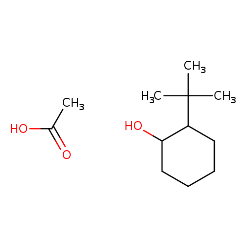 OC1CCCCC1C(C)(C)C.CC(=O)O