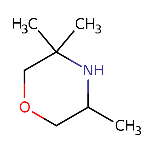 CC1COCC(N1)(C)C