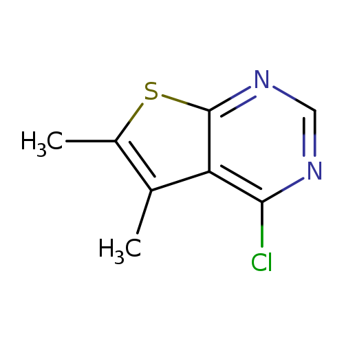 Cc1sc2c(c1C)c(Cl)ncn2