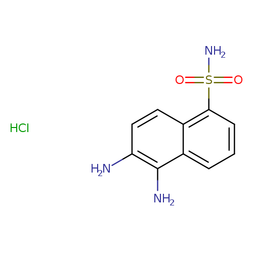 Nc1ccc2c(c1N)cccc2S(=O)(=O)N.Cl