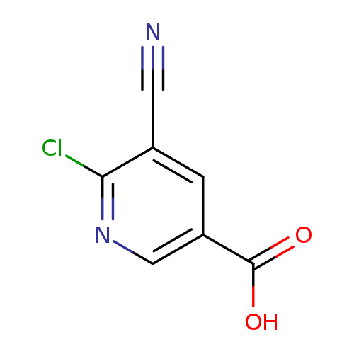N#Cc1cc(cnc1Cl)C(=O)O
