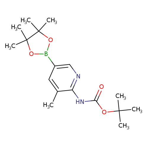 O=C(OC(C)(C)C)Nc1ncc(cc1C)B1OC(C(O1)(C)C)(C)C
