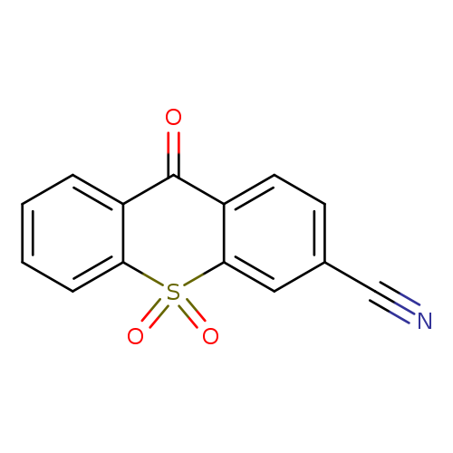 N#Cc1ccc2c(c1)S(=O)(=O)c1c(C2=O)cccc1