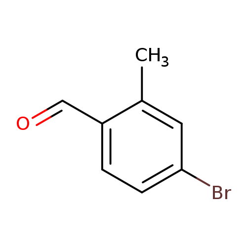 O=Cc1ccc(cc1C)Br