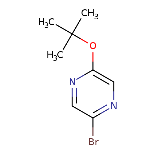 CC(Oc1ncc(nc1)Br)(C)C