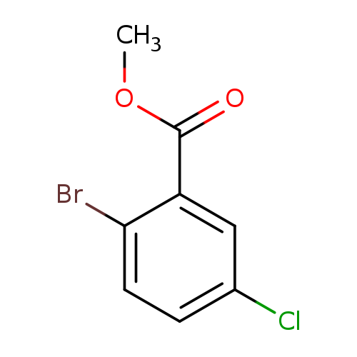 COC(=O)c1cc(Cl)ccc1Br