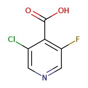 OC(=O)c1c(F)cncc1Cl