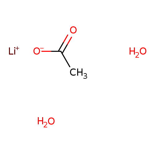 [O-]C(=O)C.[Li+].O.O