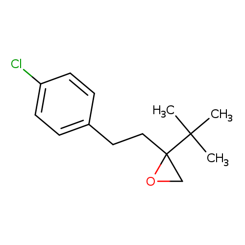 CC(C1(CCc2ccc(cc2)Cl)OC1)(C)C