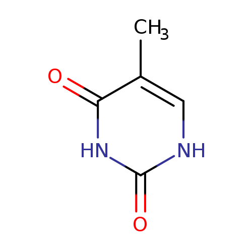 Cc1c[nH]c(=O)[nH]c1=O