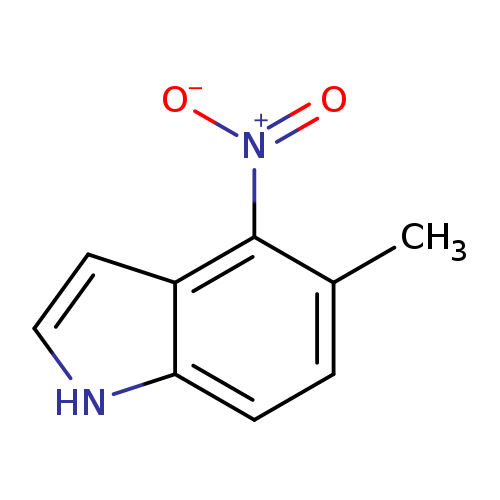 [O-][N+](=O)c1c(C)ccc2c1cc[nH]2