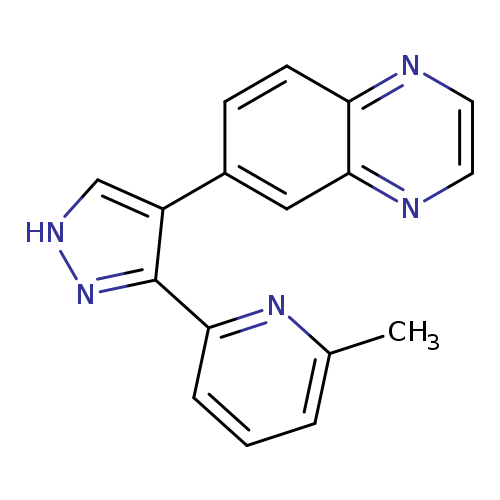 Cc1cccc(n1)c1n[nH]cc1c1ccc2c(c1)nccn2