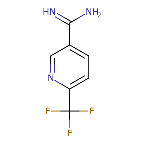 NC(=N)c1ccc(nc1)C(F)(F)F