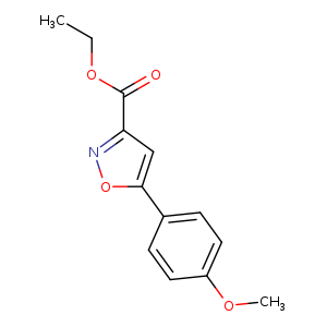 CCOC(=O)c1noc(c1)c1ccc(cc1)OC