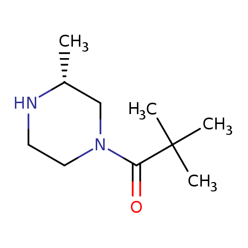 C[C@H]1NCCN(C1)C(=O)C(C)(C)C