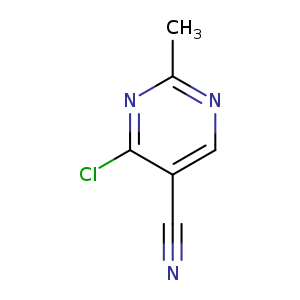 N#Cc1cnc(nc1Cl)C