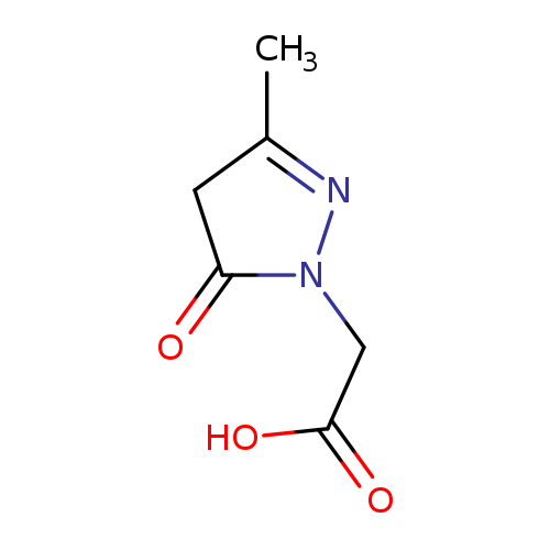 CC1=NN(C(=O)C1)CC(=O)O