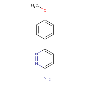 COc1ccc(cc1)c1ccc(nn1)N