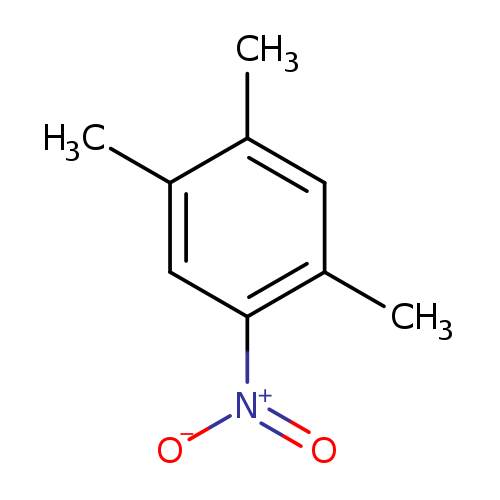 Cc1cc([N+](=O)[O-])c(cc1C)C