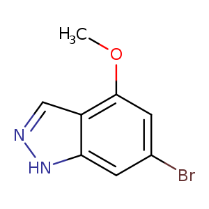 COc1cc(Br)cc2c1cn[nH]2