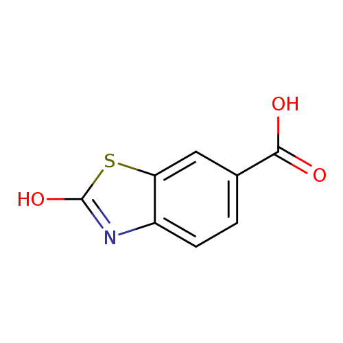 Oc1nc2c(s1)cc(cc2)C(=O)O