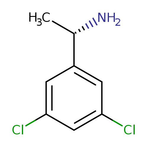 C[C@@H](c1cc(Cl)cc(c1)Cl)N