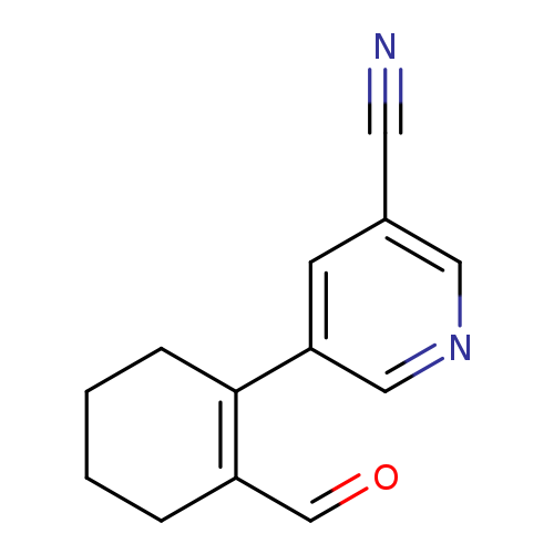O=CC1=C(CCCC1)c1cncc(c1)C#N