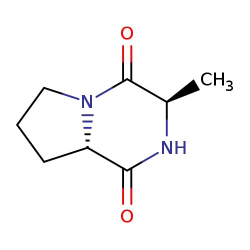 C[C@H]1NC(=O)[C@H]2N(C1=O)CCC2