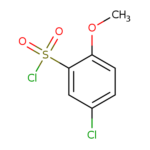 COc1ccc(cc1S(=O)(=O)Cl)Cl