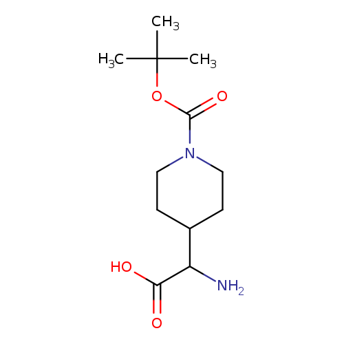 NC(C(=O)O)C1CCN(CC1)C(=O)OC(C)(C)C