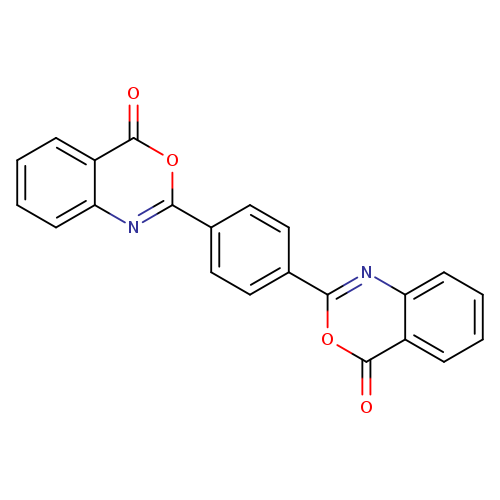 O=c1oc(nc2c1cccc2)c1ccc(cc1)c1nc2ccccc2c(=O)o1