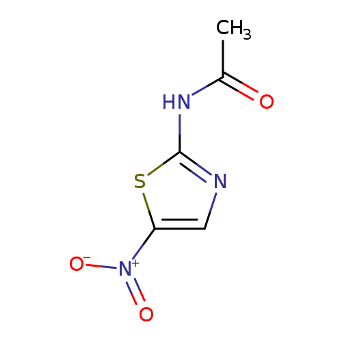 CC(=O)Nc1ncc(s1)[N+](=O)[O-]