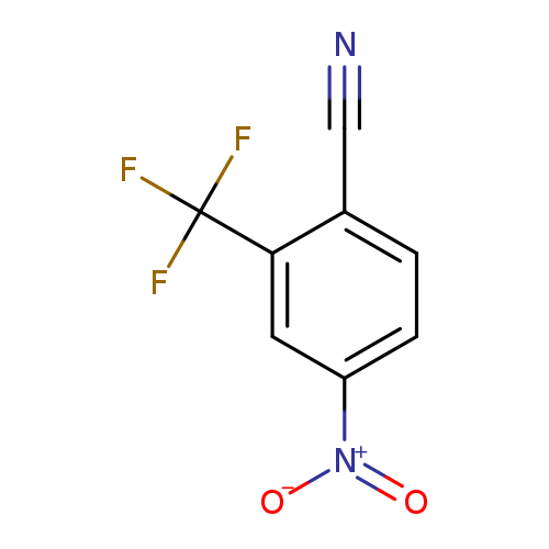 N#Cc1ccc(cc1C(F)(F)F)[N+](=O)[O-]