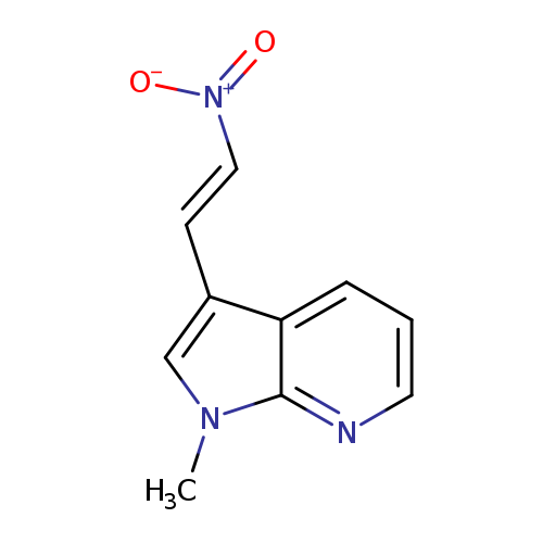 [O-][N+](=O)/C=C/c1cn(c2c1cccn2)C